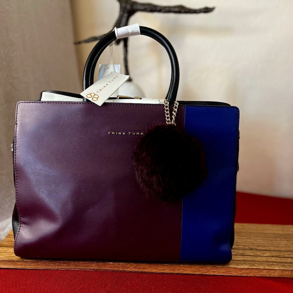 Trina Turk Shoulder Tote Handbag